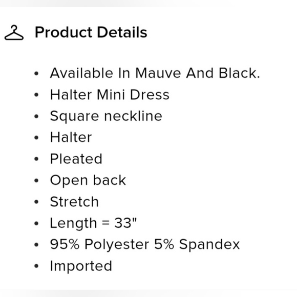 Fashion Nova Alena Halter Mini Dress - Mauve Xl - Picture 3 of 3